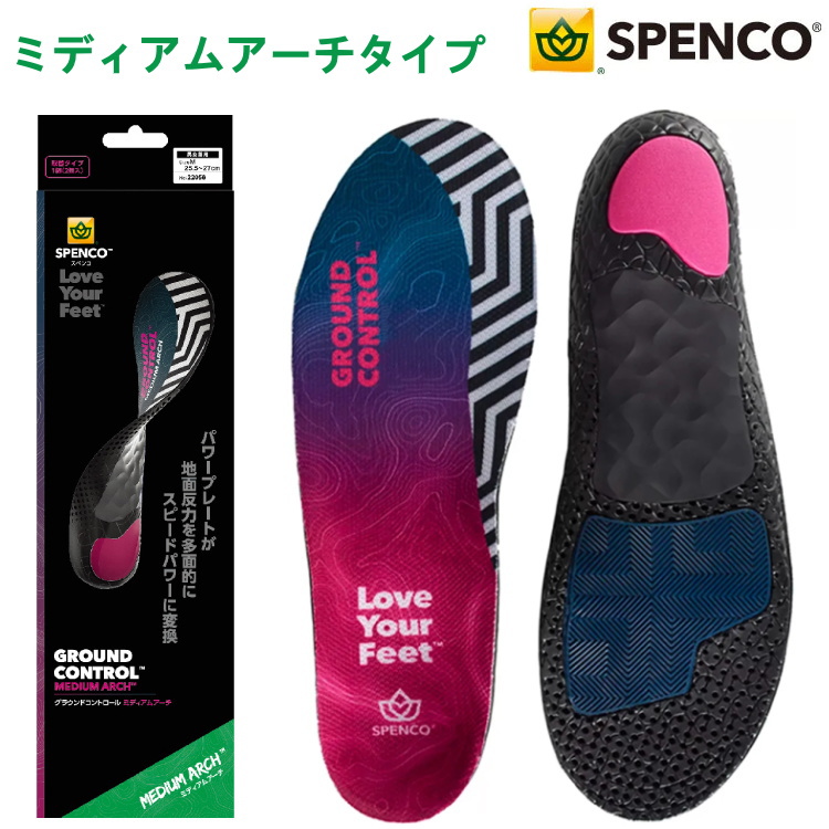 スペンコ（Spenco） インソール 衝撃吸収 中敷き スポーツ グラウンド
