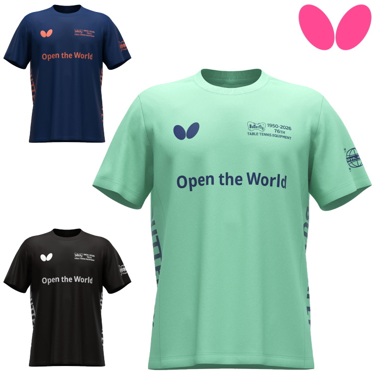 バタフライ（Butterfly） 卓球Tシャツ セルサード・Tシャツ メンズ