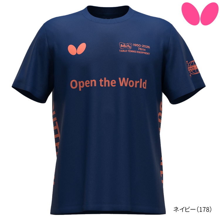 バタフライ（Butterfly） 卓球Tシャツ セルサード・Tシャツ メンズ