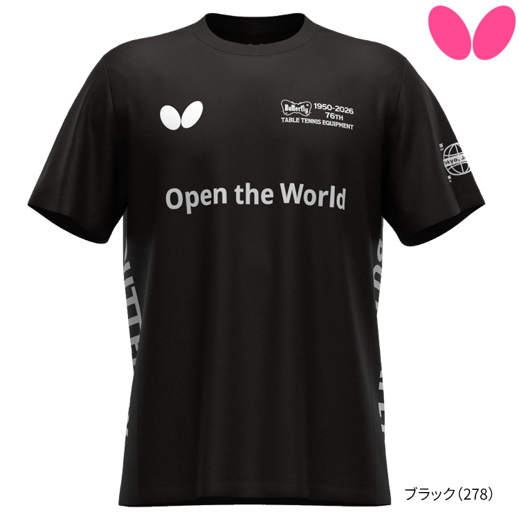 バタフライ（Butterfly） 卓球Tシャツ セルサード・Tシャツ メンズ