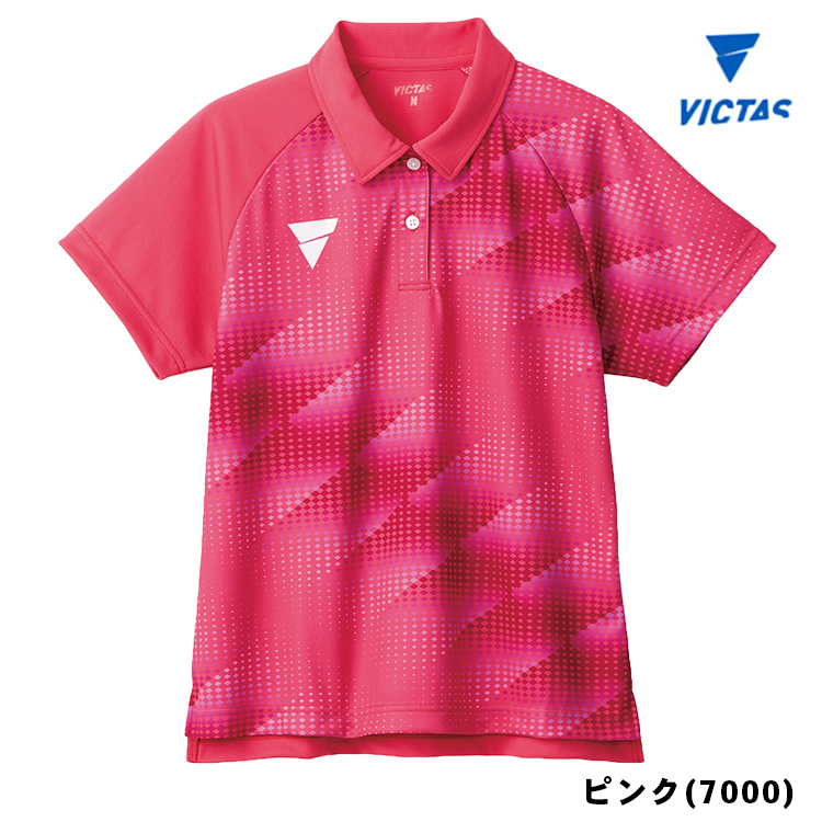 卓球ユニフォーム VICTAS ヴィクタス V-LGS415 ゲームシャツ 衿付き レディース 512405｜sunward｜04