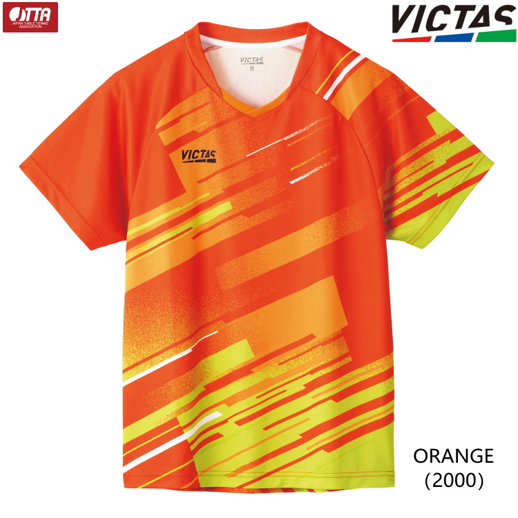 卓球ユニフォーム VICTAS PLAY ヴィクタス エナジーゲームシャツ メンズ レディース 612202｜sunward｜02