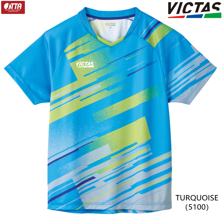 卓球ユニフォーム VICTAS PLAY ヴィクタス エナジーゲームシャツ メンズ レディース 61...