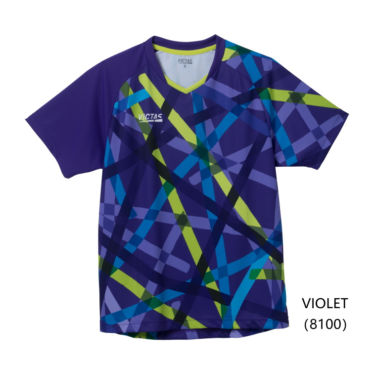 卓球ユニフォーム VICTAS PLAY ヴィクタス ルートマップゲームシャツ メンズ レディース ...