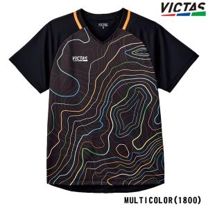 卓球ユニフォーム VICTAS PLAY ヴィクタス トポグラフィーゲームシャツ メンズ レディース...