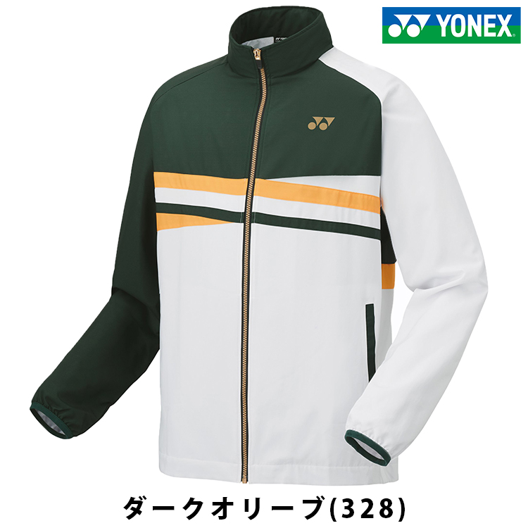 ヨネックス ジップアップジャケット 黒 ベージュ YONEX トレーニング、フィットネスウェア アウター｜ウエア