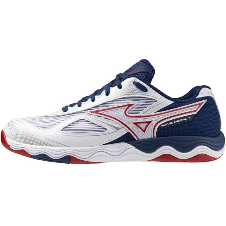 MIZUNO - ミズノ★ウエーブメダル5★限定生産色★ホワイト×ピンク★２５.０ｃｍ MIZUNO - ミズノ☆ウエーブメダル5☆限定生産色☆ホワイト