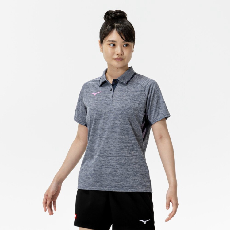 MIZUNO（ミズノ） 卓球ユニフォーム ゲームシャツ レディース ポロ衿