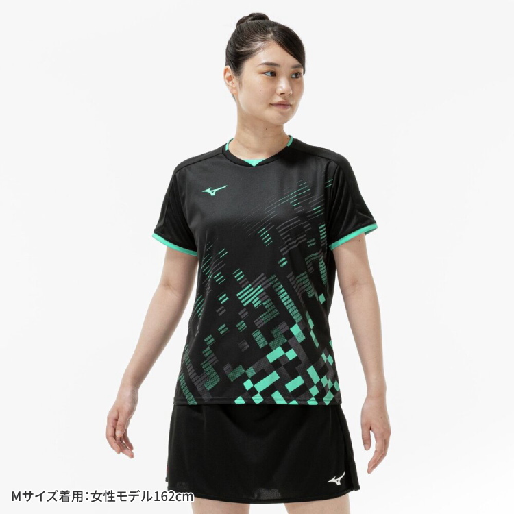 MIZUNO（ミズノ） 卓球ユニフォーム ゲームシャツ レディース 82JAD214