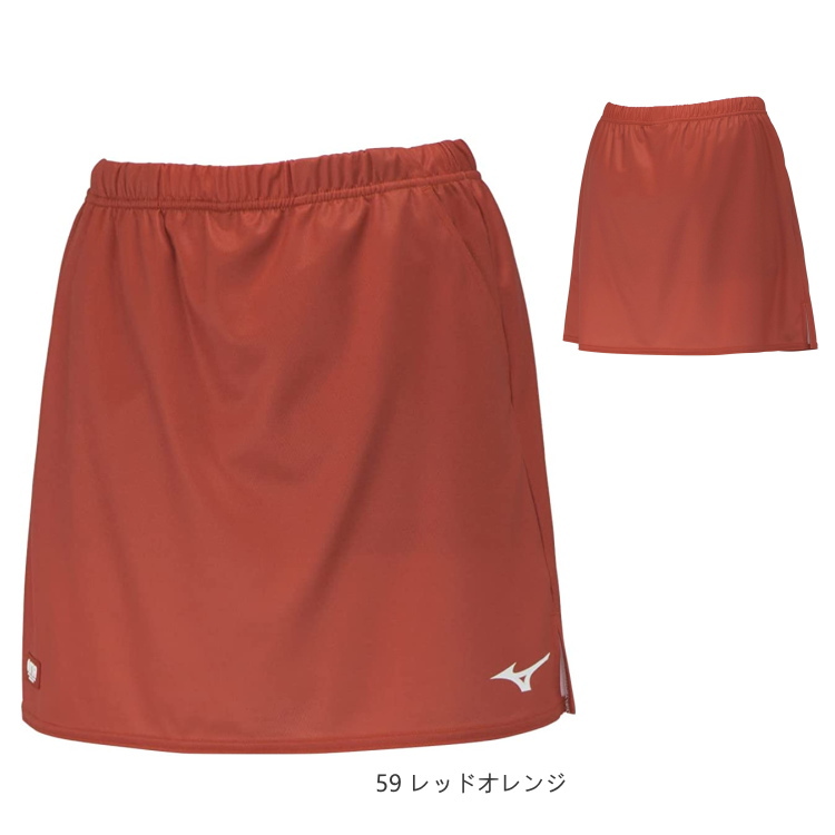 卓球 ユニフォーム ミズノ ゲームスカート 2023年女子日本代表着用モデル レディース 82JBA...