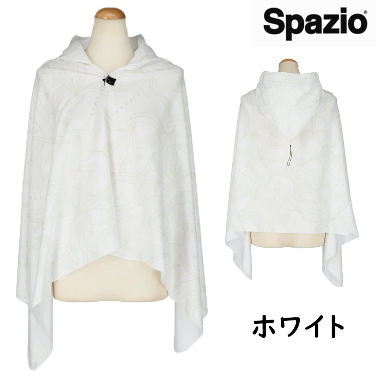 冷感ポンチョ 大人 クールケープ Spazio スパッチオ クールポンチョ2 熱中症対策 フード付き AC-0138 | Spazio | 01