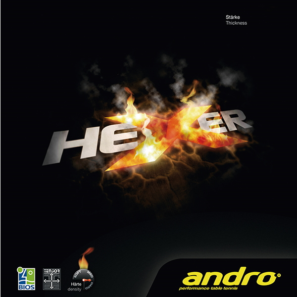 HEXER andro(アンドロ) ヘキサー/HEXER 112260 卓球ラバー 回転 