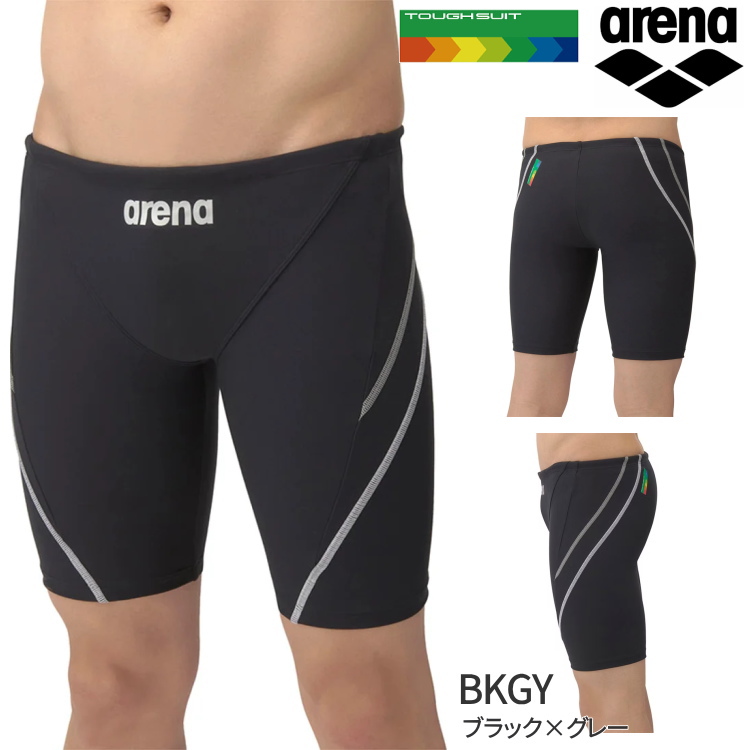 arena 競泳水着 ハーフパンツ グレー/ブラック アリーナ 競泳水着、スイムウェア（色：グレー系）｜水泳
