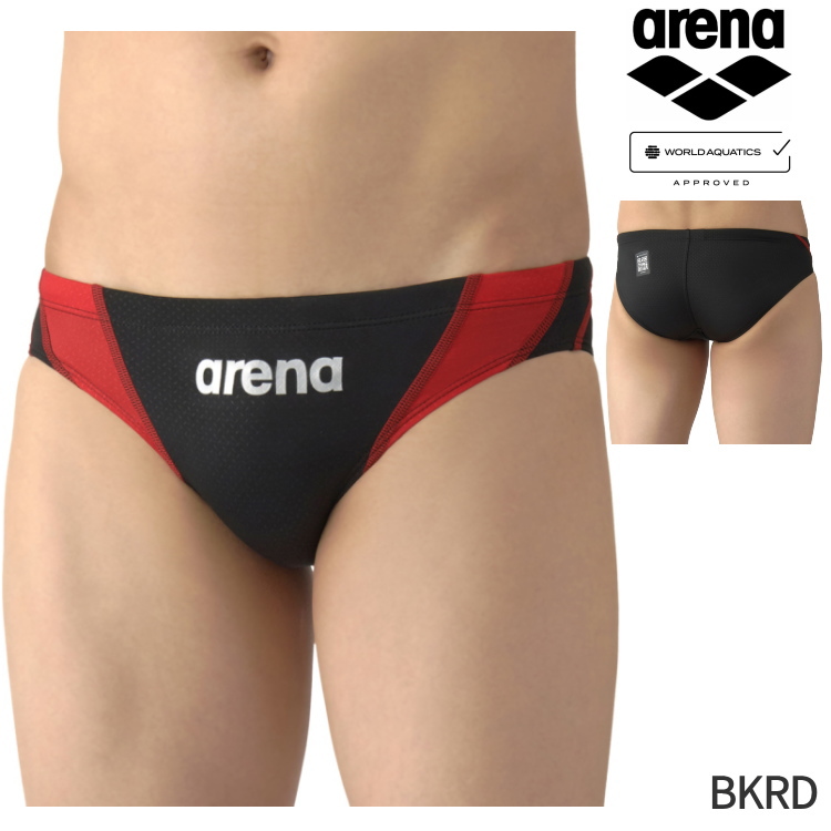 アリーナ arena 水着 メンズ 競泳水着 WA承認 レーシングリミック ビキニタイプ AQUA ADVANCED AS6SRC28M | アリーナ | 01