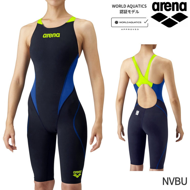 arena(アリーナ) ハーフスパッツオープンバック(クロ 水泳水着W FINA