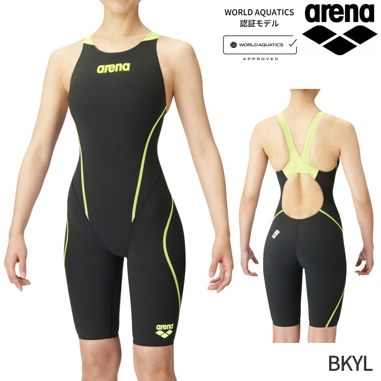 アリーナ arena 競泳水着 布帛素材 ARN-1010W Lサイズ WA承認 アリーナ（arena） 水着 レディース 競泳水着 WA承認 布帛水着 ハーフ