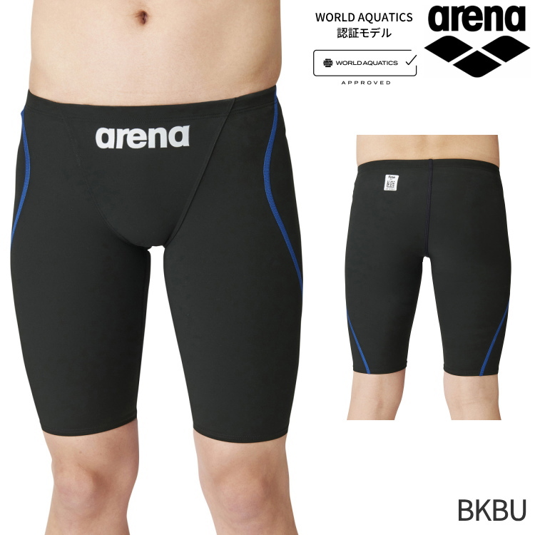 アリーナ arena 水着 メンズ 競泳水着 WA承認 布帛水着 ハーフ