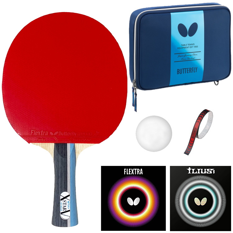 ラケット　6種　BUTTERFLY バタフライ アウトドアラケット（BUTTERFLY OUTDOOR RACKET）
