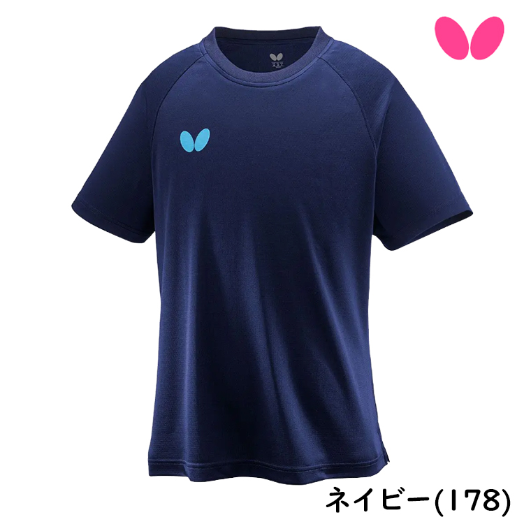 卓球Tシャツ バタフライ ウィンロゴ・Tシャツ2 メンズ レディース 46420 BUTTERFLY