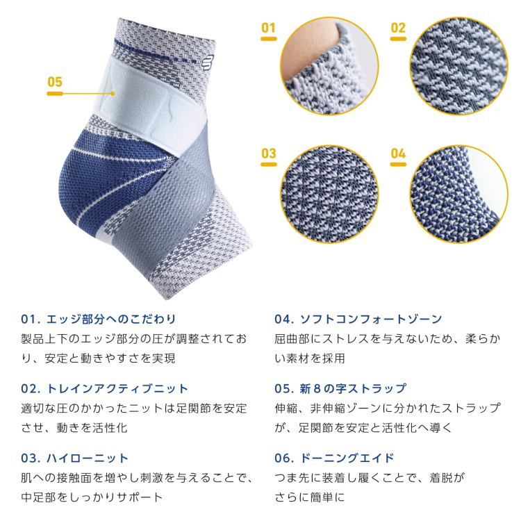 バウアーファインド BAUERFEIND 足首サポーター マレオトレインS