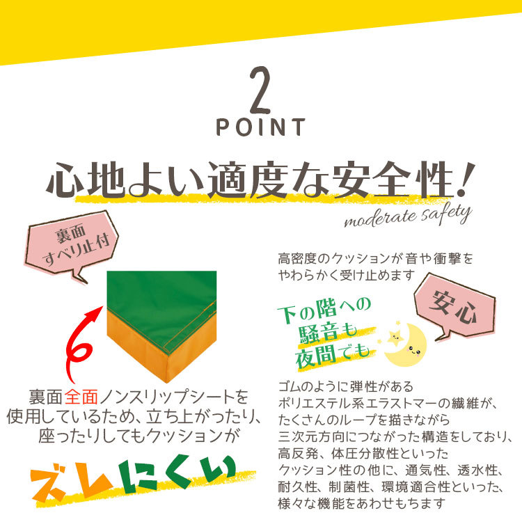 裏面滑り止め付き