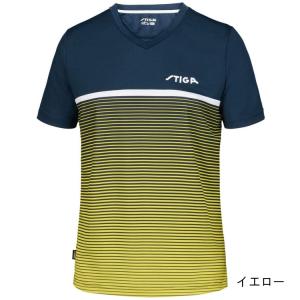 限定特価 卓球ユニフォーム スティガ STIGA ラインズシャツ ゲームシャツ メンズ レディース