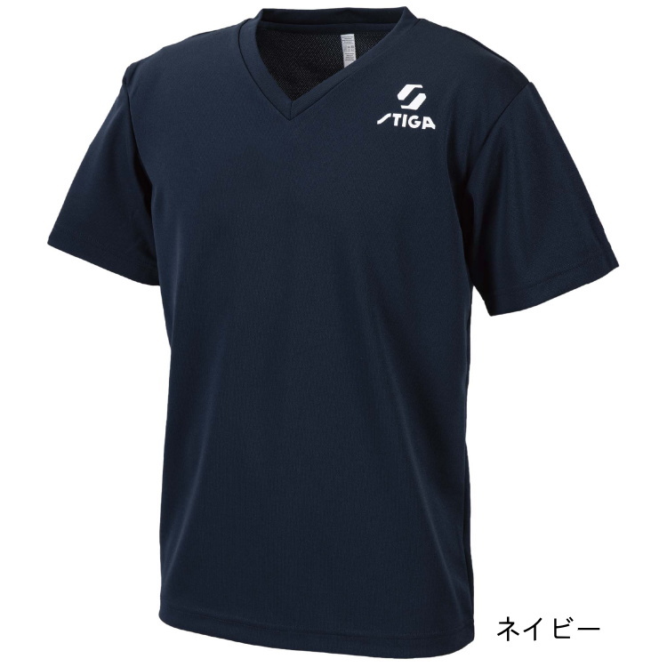 卓球ユニフォーム スティガ STIGA ロゴユニフォーム JP-2 ゲームシャツ メンズ レディース｜sunward｜02