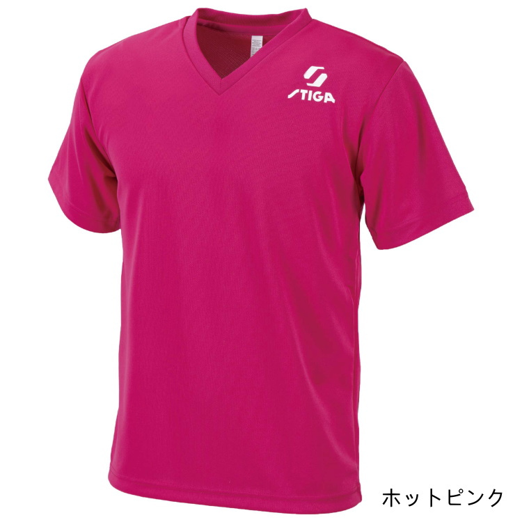 卓球ユニフォーム スティガ STIGA ロゴユニフォーム JP-2 ゲームシャツ メンズ レディース｜sunward