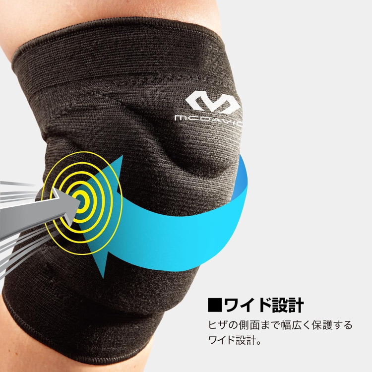 McDavid（マクダビッド） 膝サポーター フレックス ニーパッド 2個入