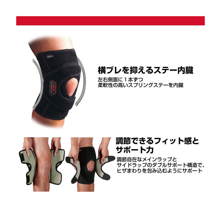 McDavid マクダビッド 膝サポーターM4201 ダブルニーラップ DS 1ケ入