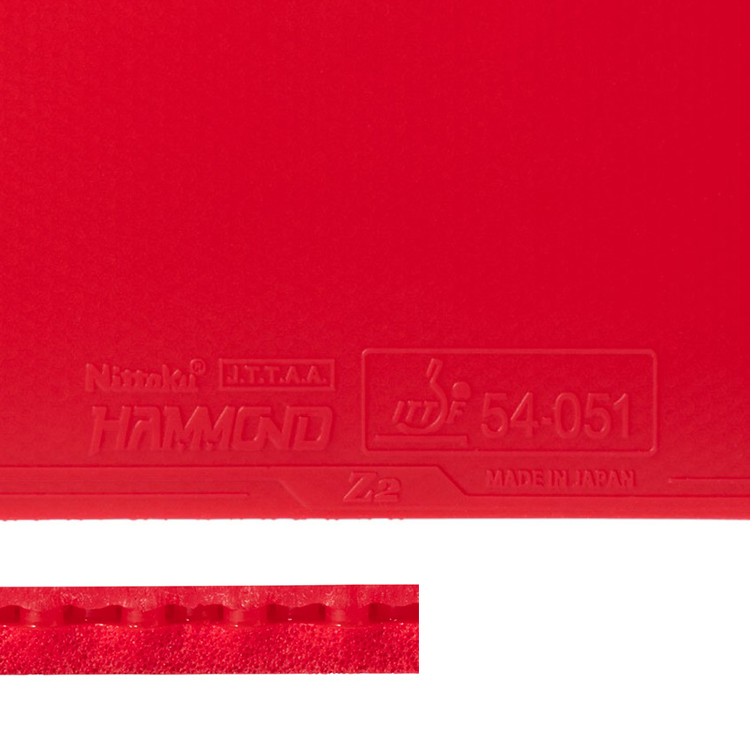 ハモンド ニッタク Nittaku Z2 特注 卓球ラバー 裏ソフトラバー NR