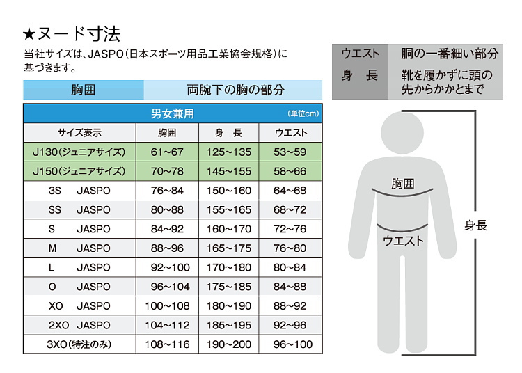 サイズ表