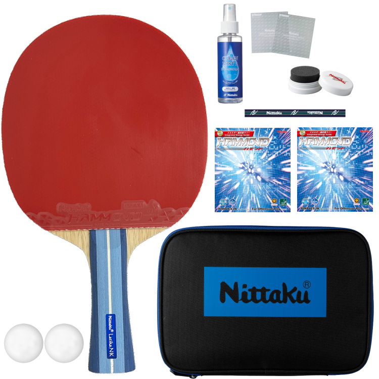 Nittaku ニッタク 卓球ラケットセット 初心者〜中級者向け