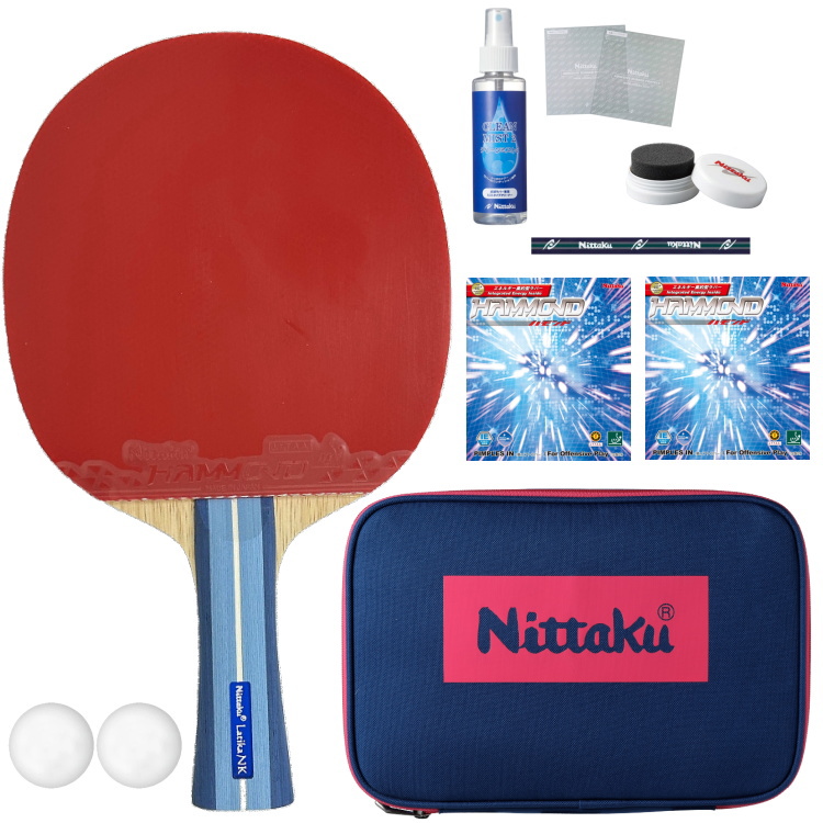 数量は多 Nittaku ニッタク 卓球ラケットセット 初心者〜中級者向け その他