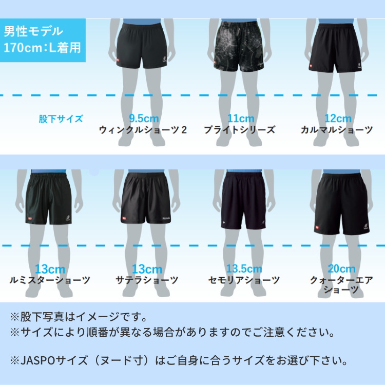 メンズ着用丈イメージ