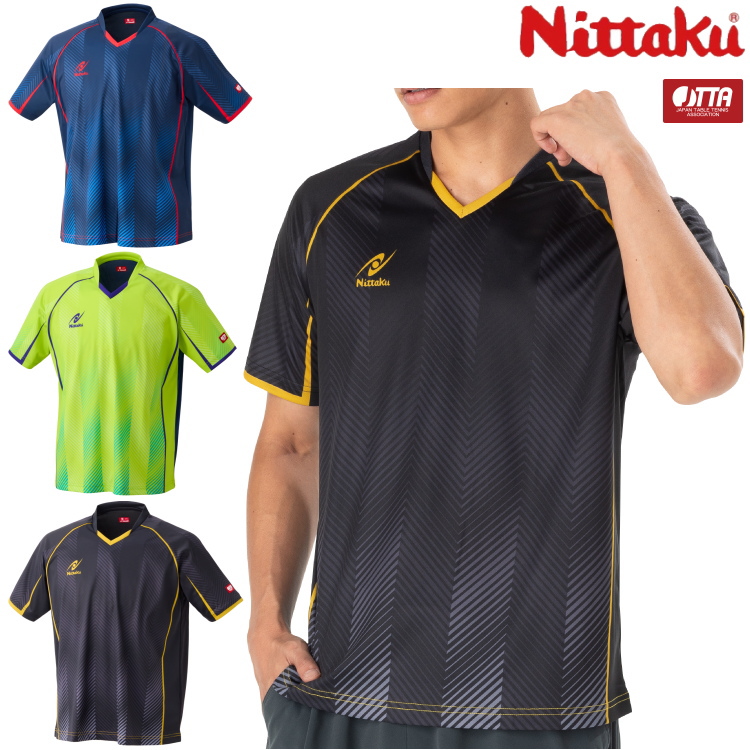 Nittaku（ニッタク） 卓球ユニフォーム レイスラッシュシャツ メンズ