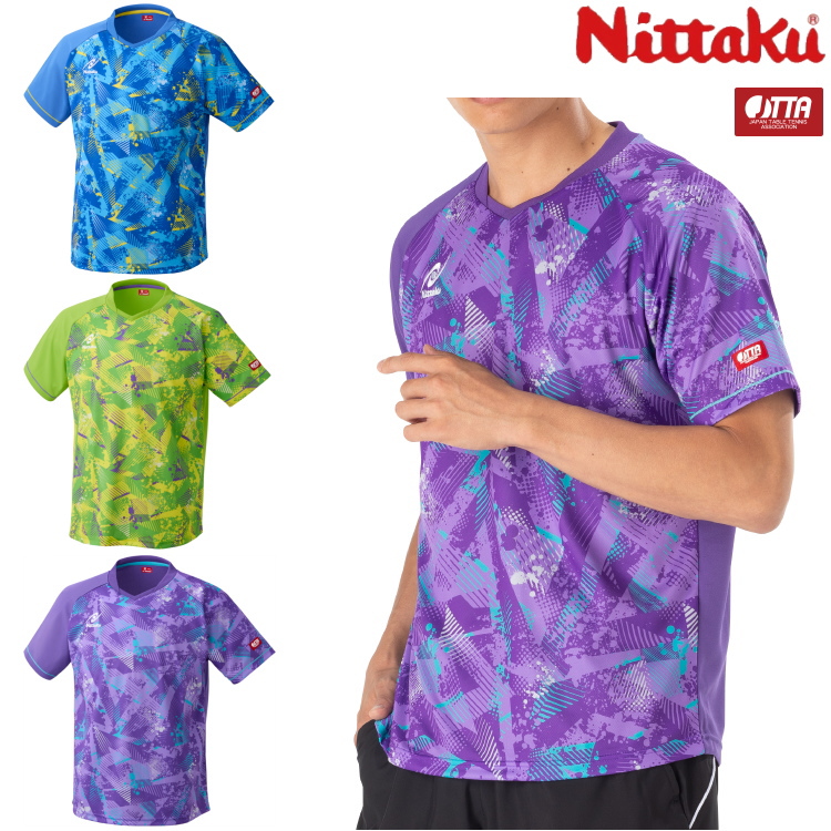 Nittaku（ニッタク） 卓球ユニフォーム ポッピングシャツ メンズ