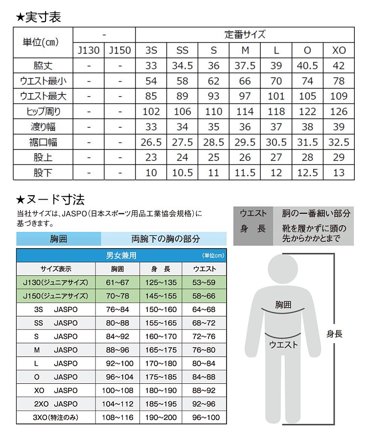 サイズ表