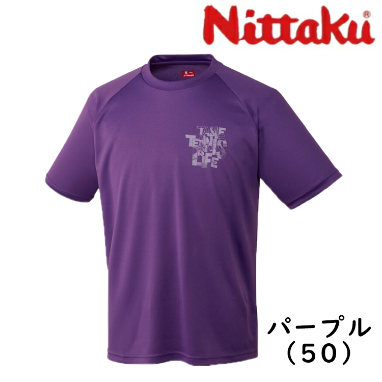 卓球 Tシャツ ニッタク Nittaku ワンポイントTシャツ メンズ レディース NX-2016