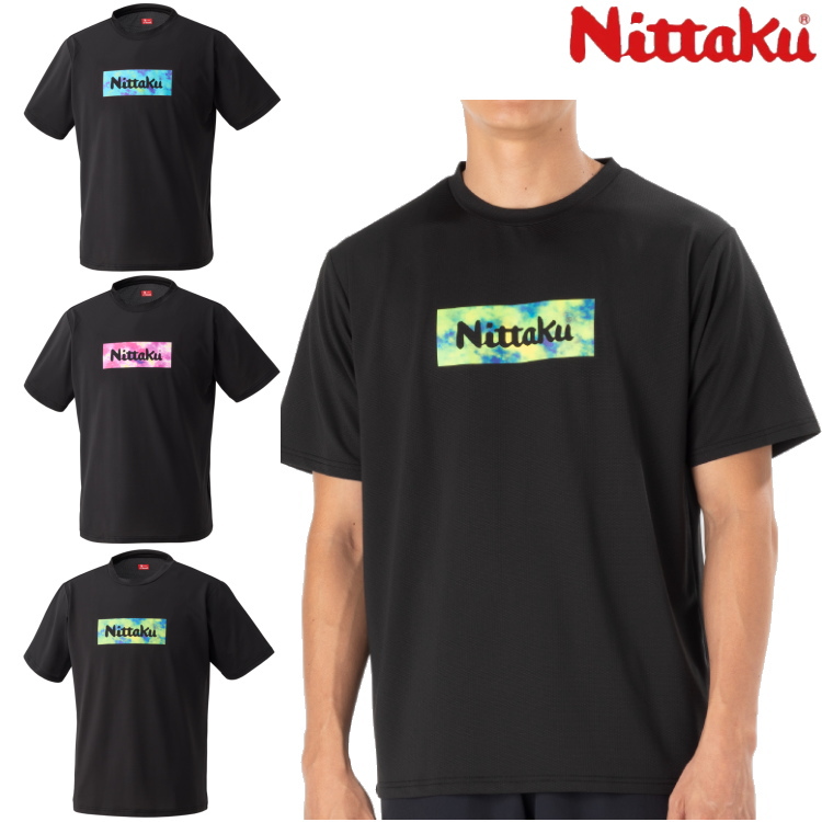 新品未使用⭐︎匿名配送　未開封　レア　石野卓球　アシッドハウス　Tシャツ　黒　M Nittaku（ニッタク） 卓球 Tシャツ エブリィTシャツ メンズ レディース