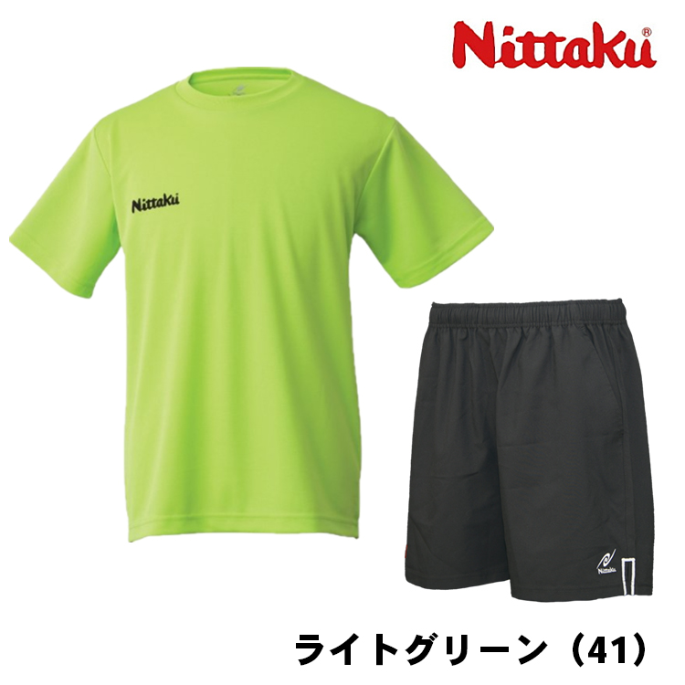 卓球Tシャツ ゲームパンツ 上下セット ニッタク×唐橋卓球 Nittaku ドライTシャツ NKスリットラインショーツ 上下セット メンズ レディース NX-2062 NX-2420｜sunward｜05