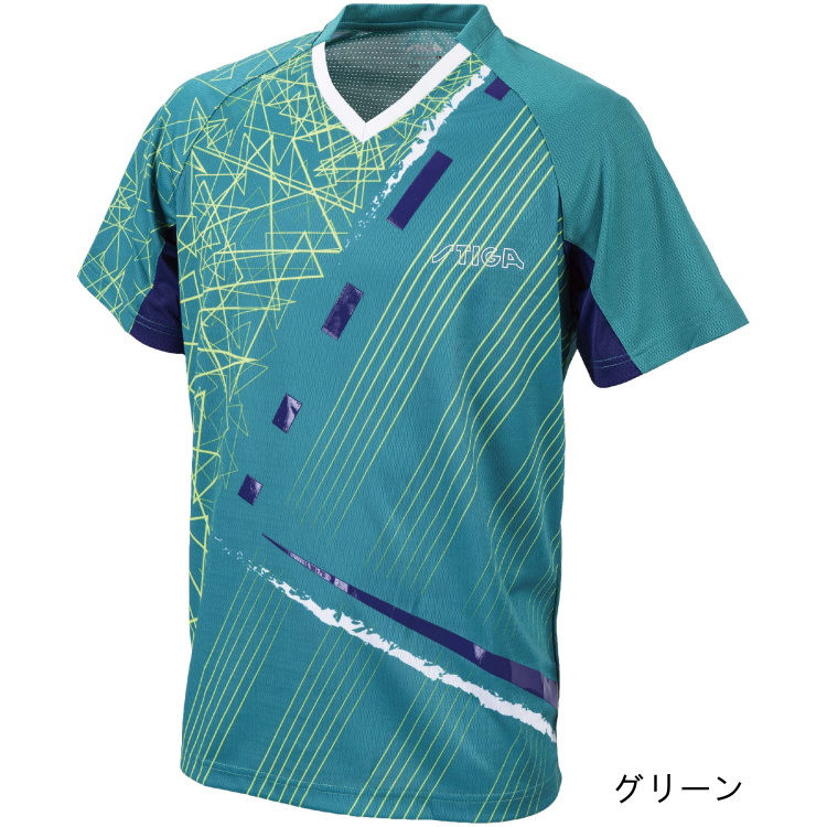 STIGA（スティガ） 卓球ユニフォーム シャツ CN-4 ゲームシャツ メンズ