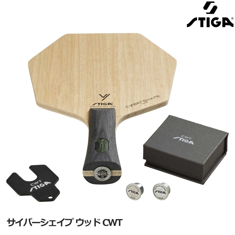 STIGA（スティガ） 卓球ラケット サイバーシェイプ ウッド CWT FLA STR