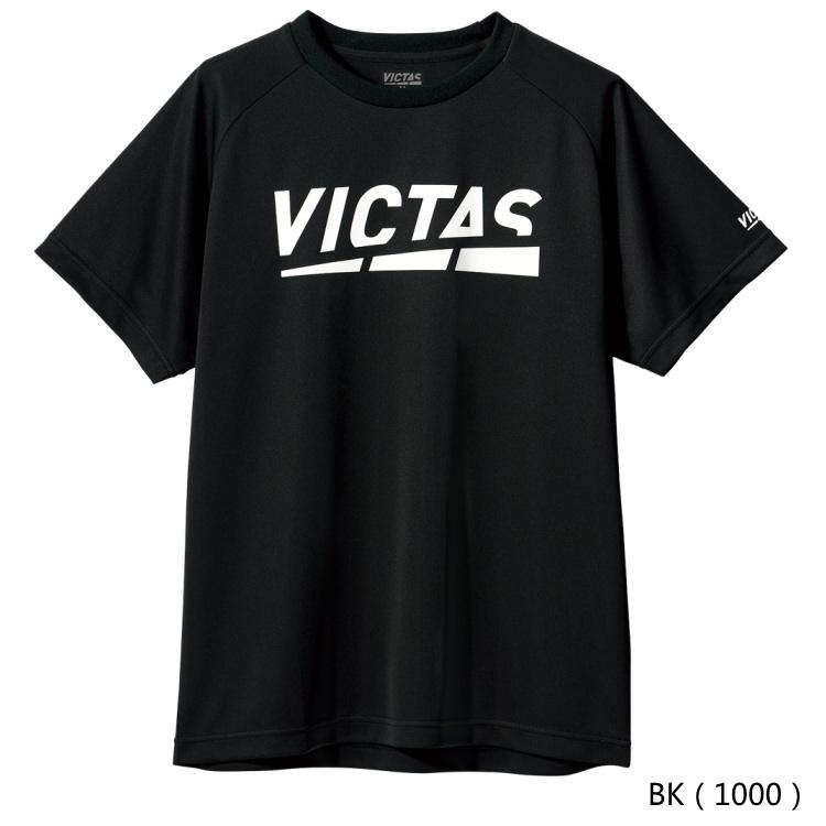 卓球Tシャツ VICTAS PLAY ヴィクタス プレイロゴティー メンズ レディース 632101