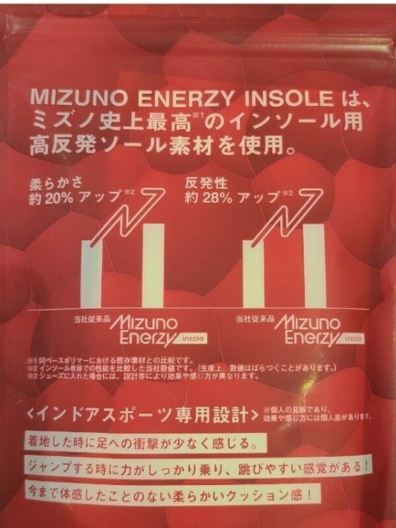ミズノ MIZUNO エナジーインソール バレ...の詳細画像1
