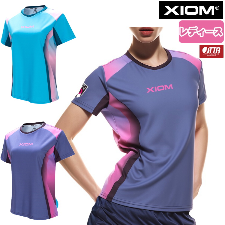 XIOM（エクシオン） 卓球ユニフォーム クララ ゲームシャツ レディース