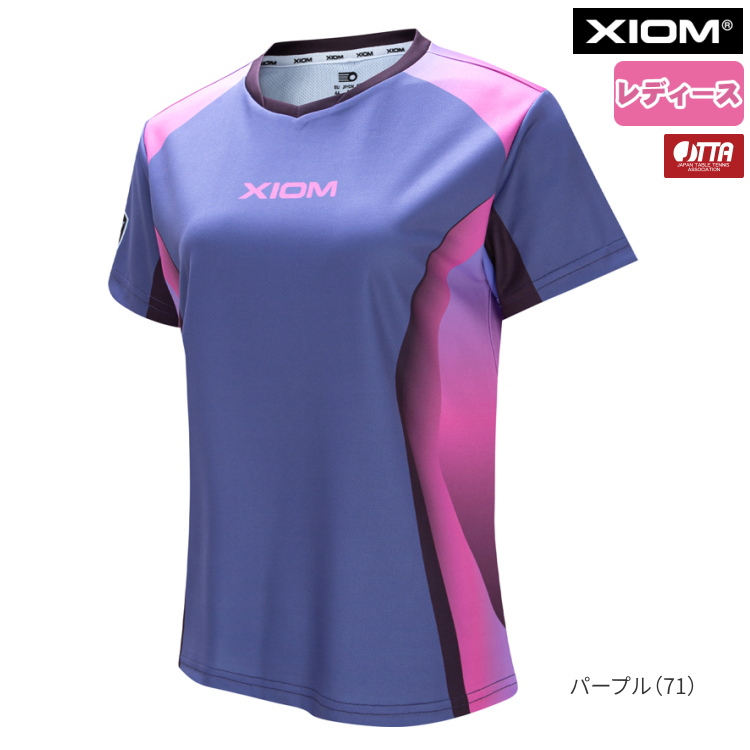 XIOM（エクシオン） 卓球ユニフォーム クララ ゲームシャツ レディース