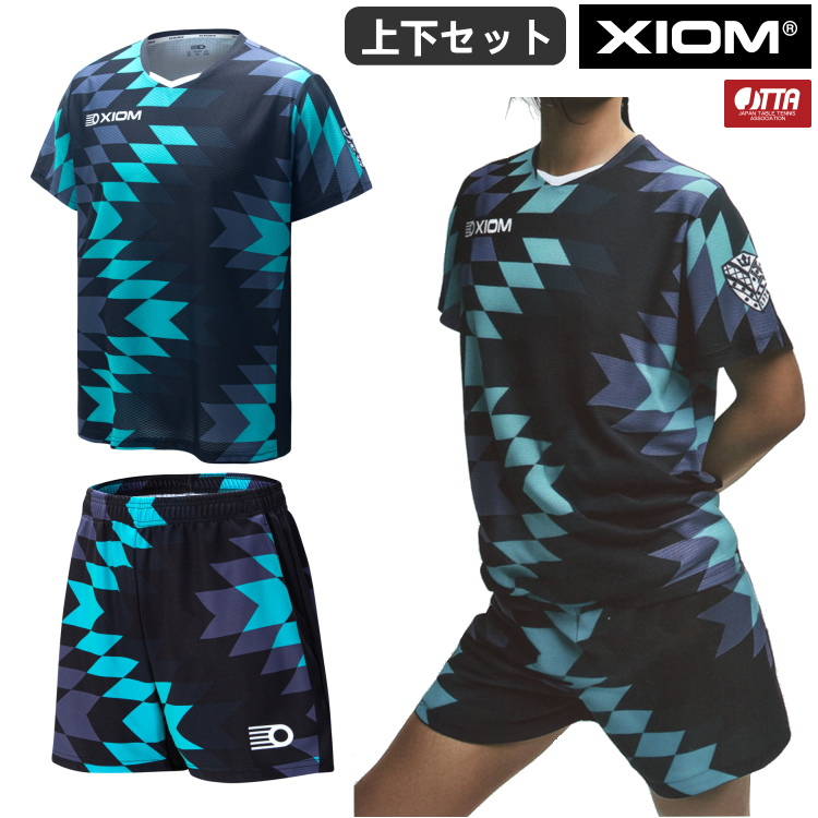 XIOM（エクシオン） 卓球ユニフォーム 上下セット ドラゴン2 シャツ
