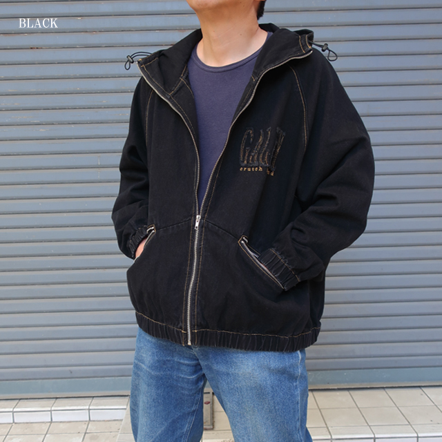 ガルフィー デニム パーカー メンズ ジャケット ぐるグニャデニム