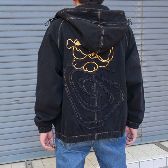 ガルフィー デニム パーカー メンズ ジャケット ぐるグニャデニム